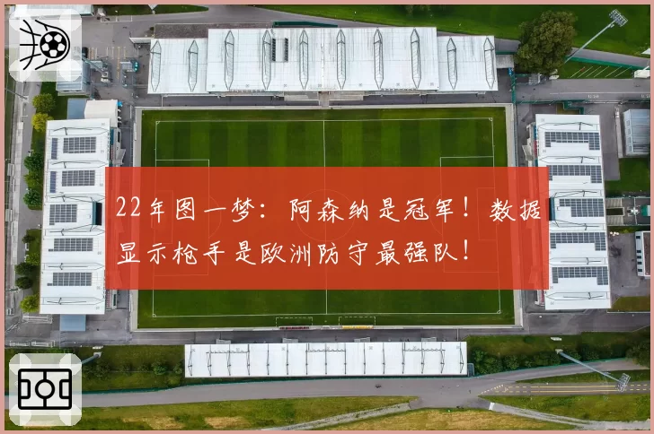 22年图一梦:阿森纳是冠军!数据显示枪手是欧洲防守最强队!